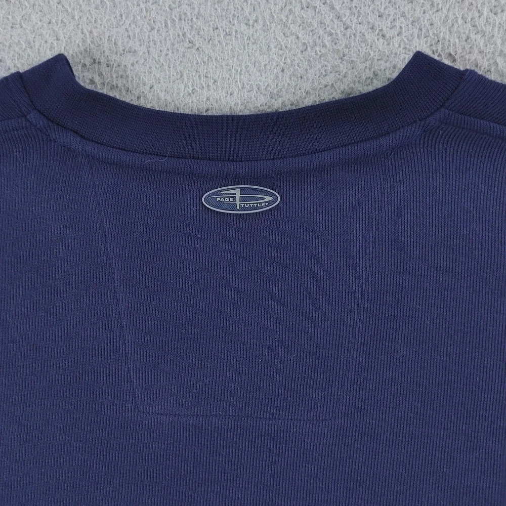 Vtg North Carolina Tar Heels Sweater Vest Mens Large Page & Tuttle 2005 Champion